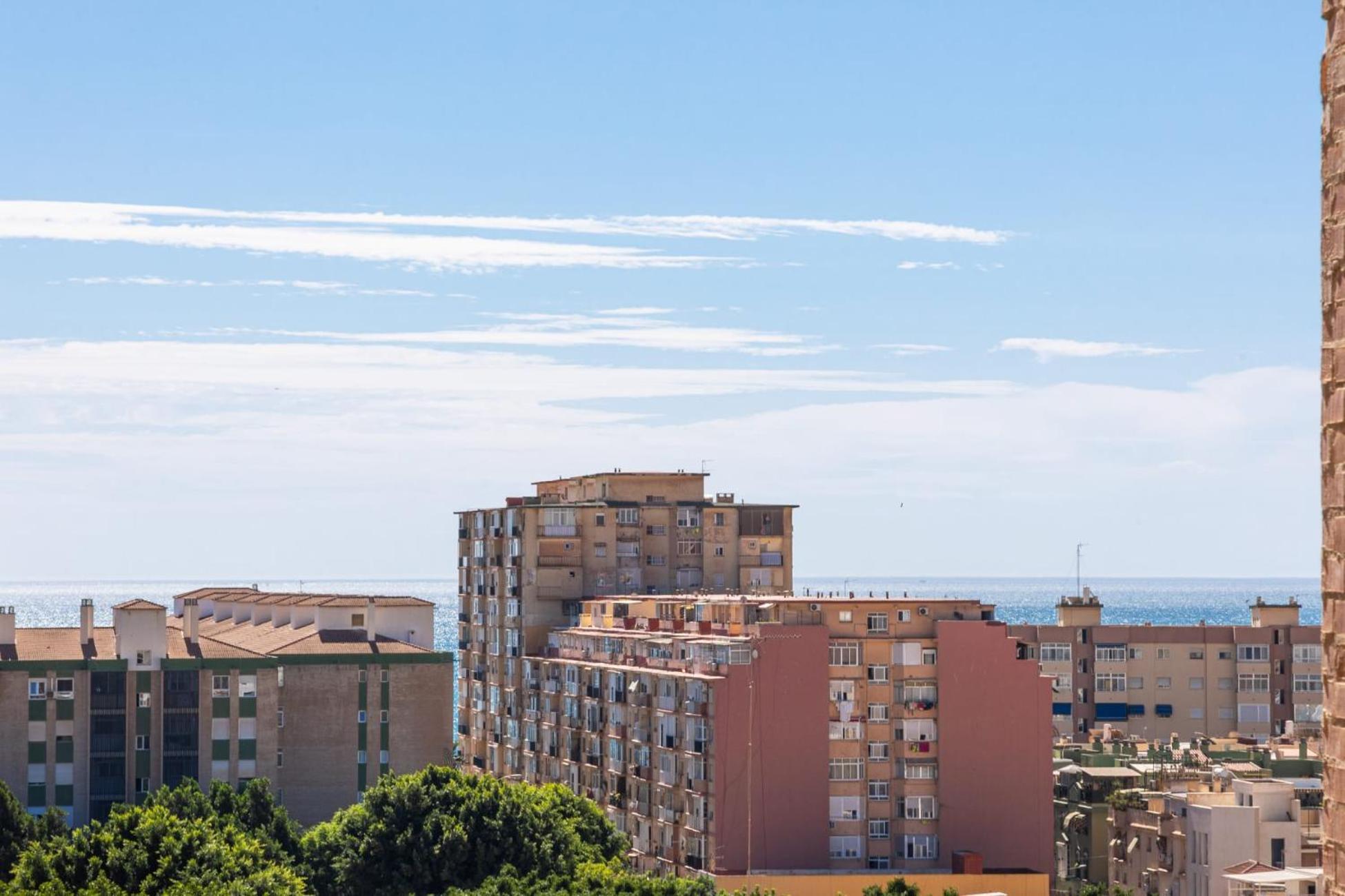 " El Rebalaje"Playa 550M-Centro 1'8Km-Parking Apartment Malaga Bagian luar foto